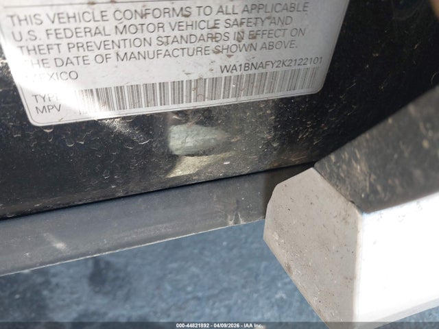 2019 Audi Q5 45 Premium მანქანა იყიდება აუქციონზე, vin: WA1BNAFY2K2122101, აუქციონის ნომერი: 44821892