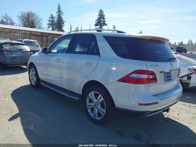 Продаж на аукціоні авто 2012 Mercedes-benz Ml 350 4matic, vin: 4JGDA5HB4CA055174, номер лоту: 44821895