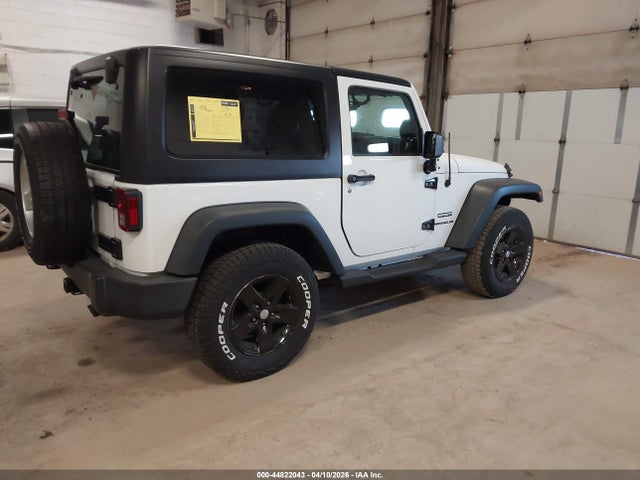 44822043 :رقم المزاد ، 1C4AJWAGXHL698689 vin ، 2017 Jeep Wrangler Sport 4x4 مزاد بيع