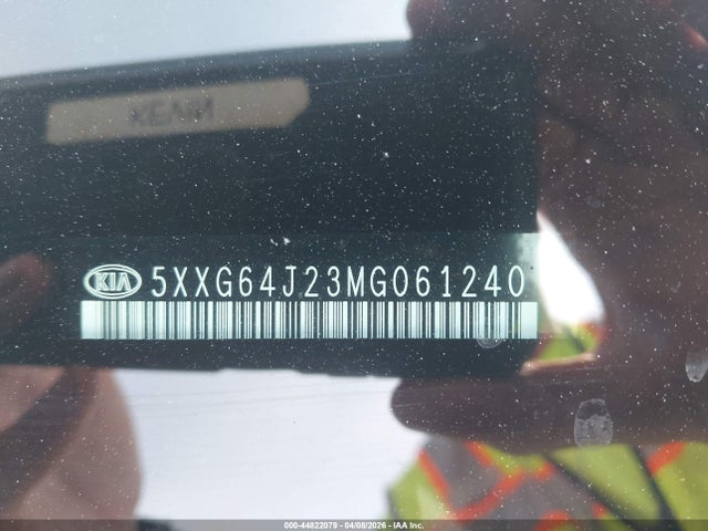 Продажа на аукционе авто 2021 Kia K5 Gt-line, vin: 5XXG64J23MG061240, номер лота: 44822079