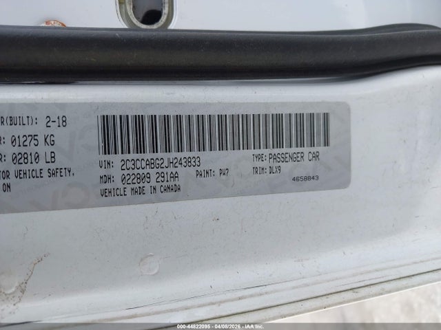 Aukcja sprzedaży 2018 Chrysler 300, vin: 2C3CCABG2JH243833, numer aukcji: 44822095