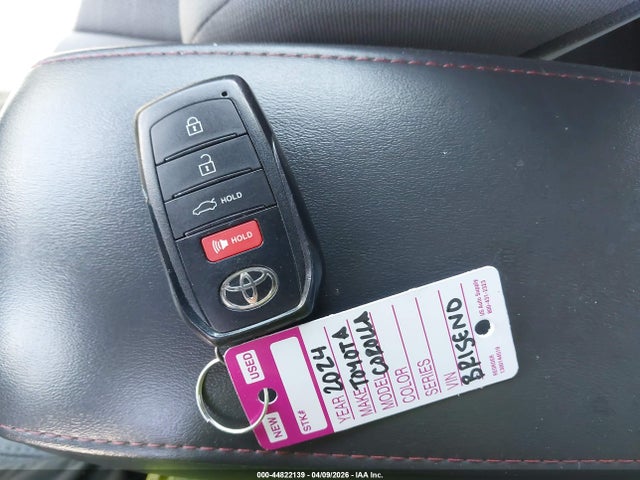44822139 :رقم المزاد ، 5YFS4MCE2RP194528 vin ، 2024 Toyota Corolla Se مزاد بيع
