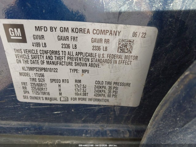 2023 CHEVROLET TRAILBLAZER KL79MPS29PB010122 Photo 8