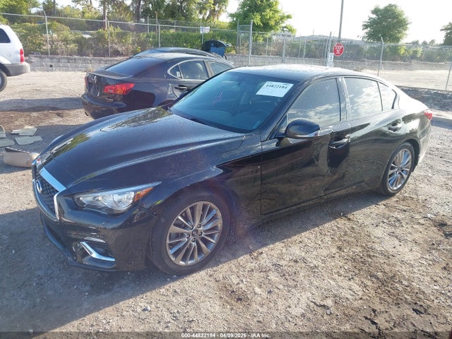 44822184 :رقم المزاد ، JN1EV7AP6JM356915 vin ، 2018 Infiniti Q50 3.0t Luxe مزاد بيع
