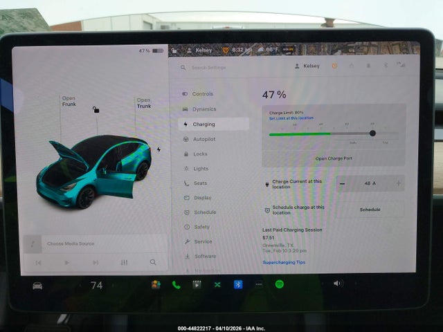 Aukcja sprzedaży 2021 Tesla Model Y Long Range Dual Motor All-wheel Drive, vin: 5YJYGDEEXMF209330, numer aukcji: 44822217