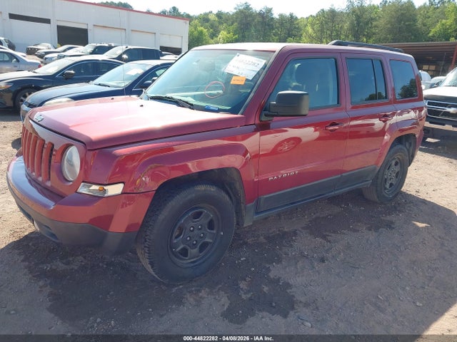 2016 Jeep Patriot Sport მანქანა იყიდება აუქციონზე, vin: 1C4NJPBA0GD700802, აუქციონის ნომერი: 44822282