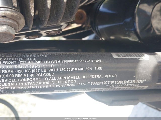 1HD1KTP13KB639400 Harley-Davidson FLTRXS