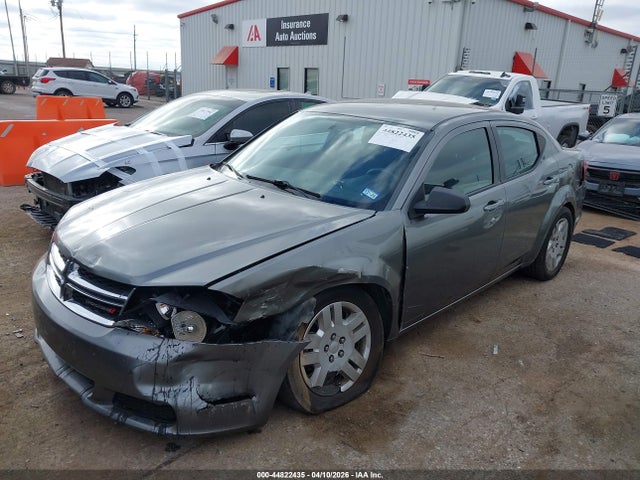 2012 Dodge Avenger Se მანქანა იყიდება აუქციონზე, vin: 1C3CDZABXCN286764, აუქციონის ნომერი: 44822435