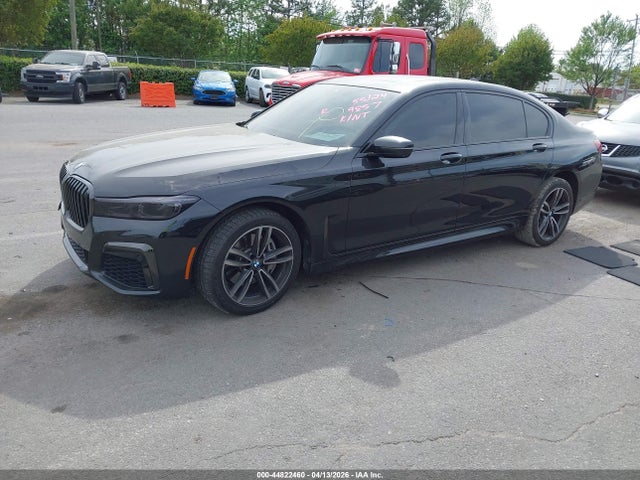 2022 Bmw 740 I Xdrive მანქანა იყიდება აუქციონზე, vin: WBA7T4C01NCH09857, აუქციონის ნომერი: 44822460