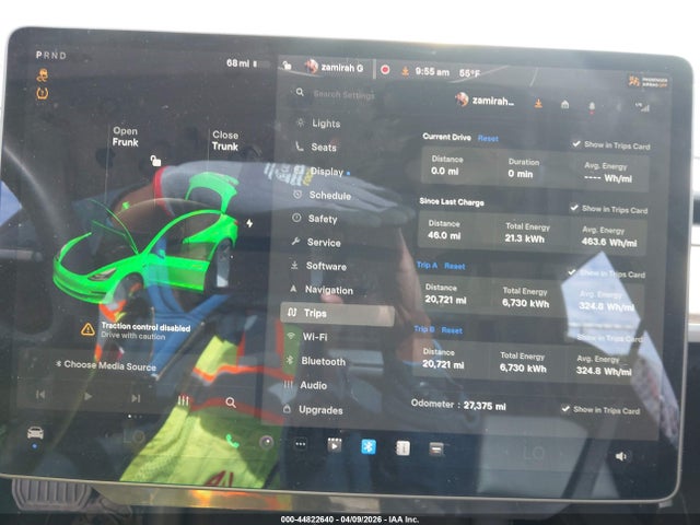44822640 :رقم المزاد ، 5YJ3E1EB8MF049288 vin ، 2021 Tesla Model 3 Long Range Dual Motor All-wheel Drive مزاد بيع