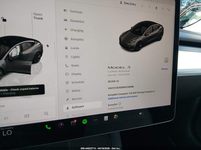 Продаж на аукціоні авто 2022 Tesla Model 3 Long Range Dual Motor All-wheel Drive, vin: 5YJ3E1EB6NF248986, номер лоту: 44822713