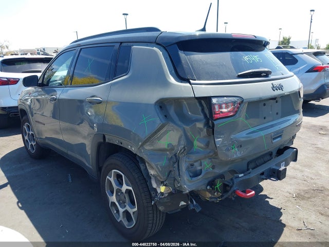 Aukcja sprzedaży 2022 Jeep Compass Trailhawk 4x4, vin: 3C4NJDDB9NT126485, numer aukcji: 44822750