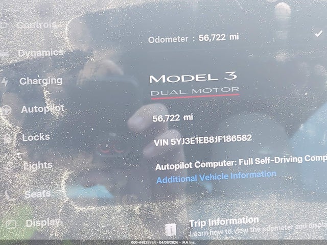 Продаж на аукціоні авто 2018 Tesla Model 3 Long Range/performance, vin: 5YJ3E1EB8JF186582, номер лоту: 44822864