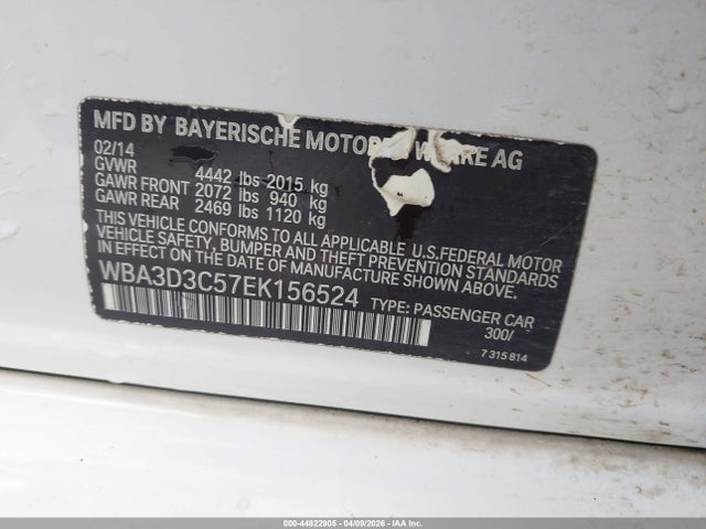 2014 BMW 328D WBA3D3C57EK156524 Photo 8