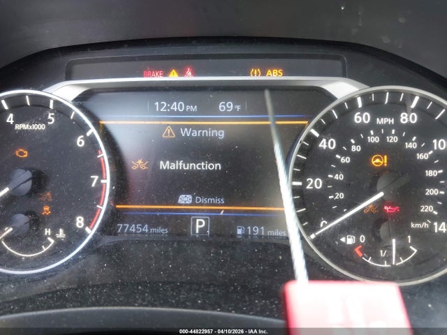 2022 Nissan Altima Sv Fwd მანქანა იყიდება აუქციონზე, vin: 1N4BL4DV8NN382999, აუქციონის ნომერი: 44822957