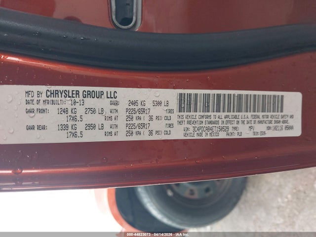 Dodge Journey American Value Pkg 2014 3C4PDCAB4ET150529 Image 9