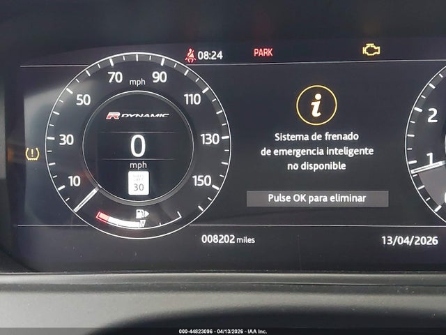 Aukcja sprzedaży 2020 Land Rover Range Rover Velar P250 R-dynamic S, vin: SALYK2EX0LA296191, numer aukcji: 44823096