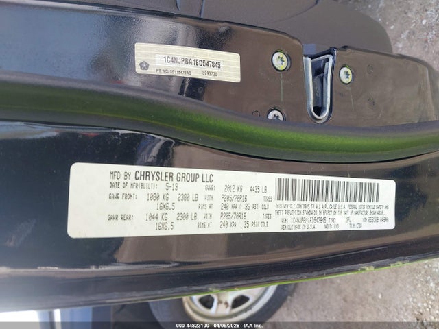 Продажа на аукционе авто 2014 Jeep Patriot Sport, vin: 1C4NJPBA1ED547845, номер лота: 44823100