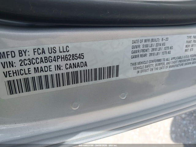 Aukcja sprzedaży 2023 Chrysler 300 300s, vin: 2C3CCABG4PH628545, numer aukcji: 44823190