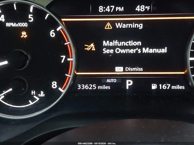 5N1AT3BB3MC847445 Nissan Rogue Sv Intelligent Awd