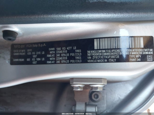 2016 FIAT 500X ZFBCFXET9GP388728 Photo 8