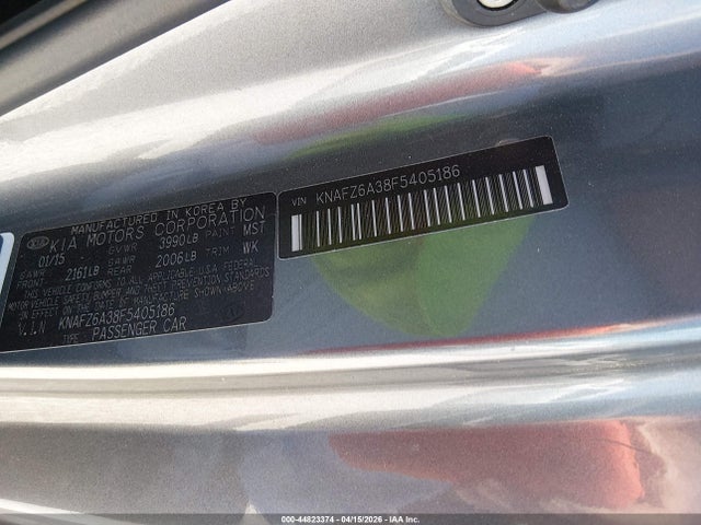 KNAFZ6A38F5405186 KIA Forte Koup Sx