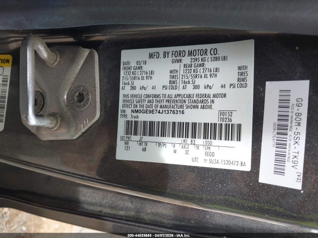2018 FORD TRANSIT CONNECT NM0GE9E74J1376316 Photo 8
