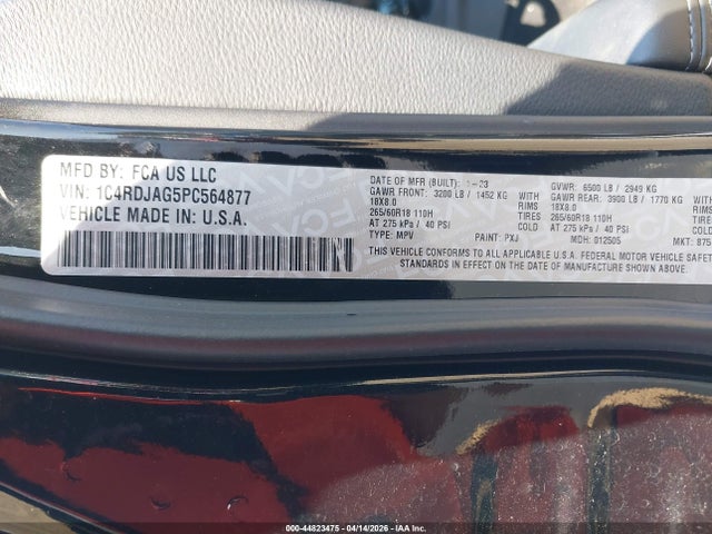 Dodge Durango Sxt Launch Edition Awd 2023 1C4RDJAG5PC564877 Image 9