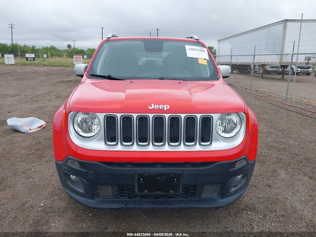 2018 Jeep Renegade Limited Fwd მანქანა იყიდება აუქციონზე, vin: ZACCJADB1JPH49705, აუქციონის ნომერი: 44823480