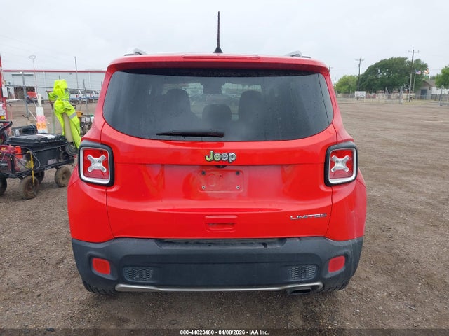 2018 Jeep Renegade Limited Fwd მანქანა იყიდება აუქციონზე, vin: ZACCJADB1JPH49705, აუქციონის ნომერი: 44823480