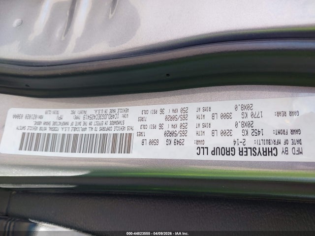 Aukcja sprzedaży 2014 Dodge Durango Limited, vin: 1C4RDJDG3EC425419, numer aukcji: 44823555