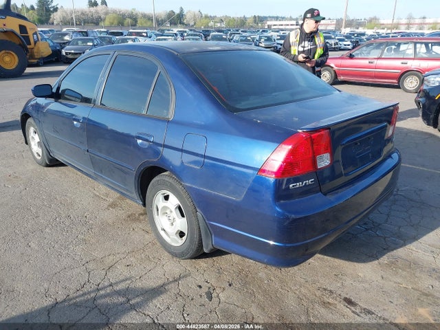 Продажа на аукционе авто 2005 Honda Civic Hybrid, vin: JHMES96615S019456, номер лота: 44823587