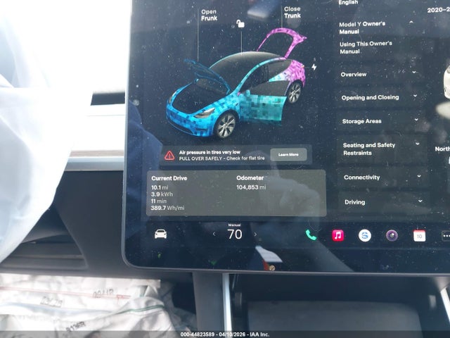 Продажа на аукционе авто 2020 Tesla Model Y Long Range Dual Motor All-wheel Drive, vin: 5YJYGDEE6LF035965, номер лота: 44823589