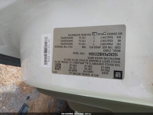 2011 CHEVROLET SILVERADO 1500 1GCNCPEA8BZ370084 Photo 8