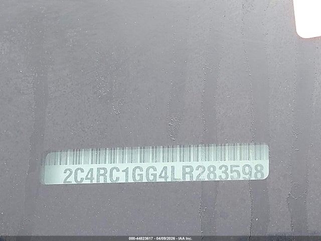 2020 Chrysler Pacifica Limited მანქანა იყიდება აუქციონზე, vin: 2C4RC1GG4LR283598, აუქციონის ნომერი: 44823617