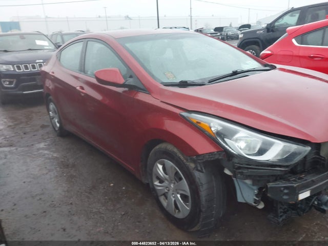 Aukcja sprzedaży 2016 Hyundai Elantra Se, vin: 5NPDH4AE6GH793393, numer aukcji: 44823652