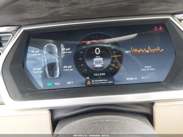 44823734 :رقم المزاد ، 5YJSA1CP3DFP23840 vin ، 2013 Tesla Model S Performance مزاد بيع