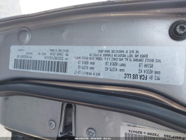 44823788 :رقم المزاد ، 2C3CCABG7JH214134 vin ، 2018 Chrysler 300 300s مزاد بيع