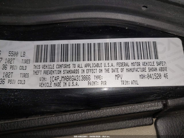 2016 JEEP CHEROKEE 1C4PJMAB0GW313866 Photo 8