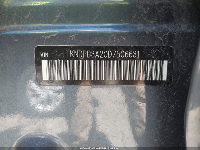 44823808 :رقم المزاد ، KNDPB3A20D7506631 vin ، 2013 Kia Sportage Lx مزاد بيع