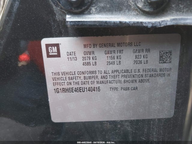 Chevrolet Volt 2014 1G1RH6E46EU140416 Image 9