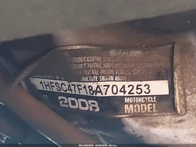 Продаж на аукціоні авто 2008 Honda Gl1800, vin: 1HFSC47F18A704253, номер лоту: 44823859