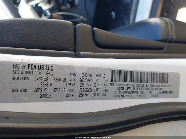 2017 JEEP GRAND CHEROKEE 1C4RJFBG6HC900705 Photo 8