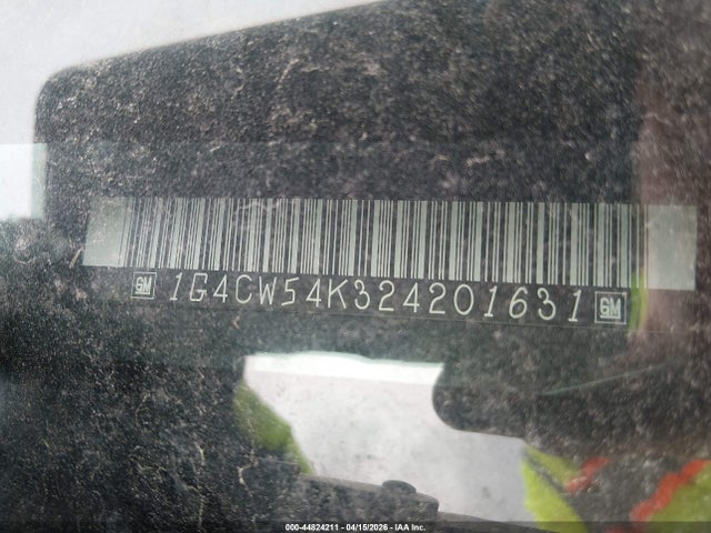 Продаж на аукціоні авто 2002 Buick Park Avenue, vin: 1G4CW54K324201631, номер лоту: 44824211
