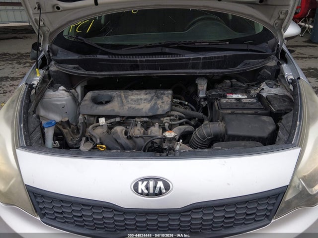 2016 Kia Rio Lx მანქანა იყიდება აუქციონზე, vin: KNADM4A38G6678537, აუქციონის ნომერი: 44824448