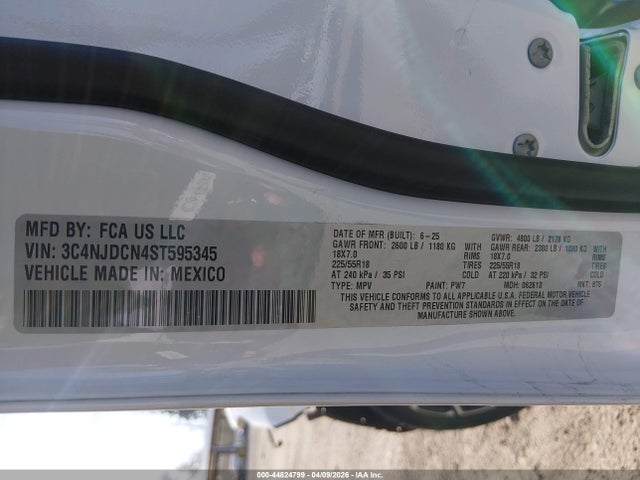 Jeep Compass Limited 4x4 2025 3C4NJDCN4ST595345 Image 9
