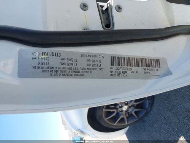44824812 :رقم المزاد ، 1C3CDFFA6GD791324 vin ، 2016 Dodge Dart Sxt Sport Rallye مزاد بيع