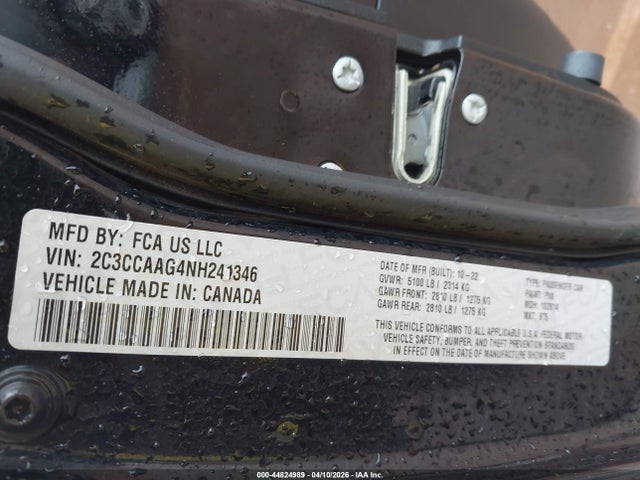 Chrysler 300 Touring 2022 2C3CCAAG4NH241346 Image 9