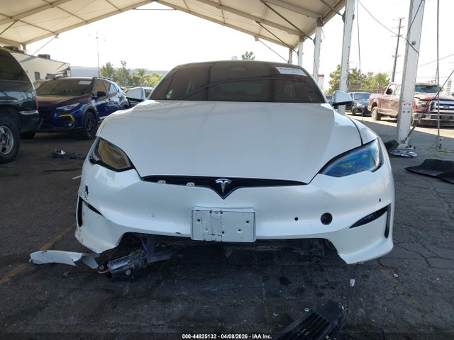 2022 Tesla Model S Plaid მანქანა იყიდება აუქციონზე, vin: 5YJSA1E6XNF488990, აუქციონის ნომერი: 44825132