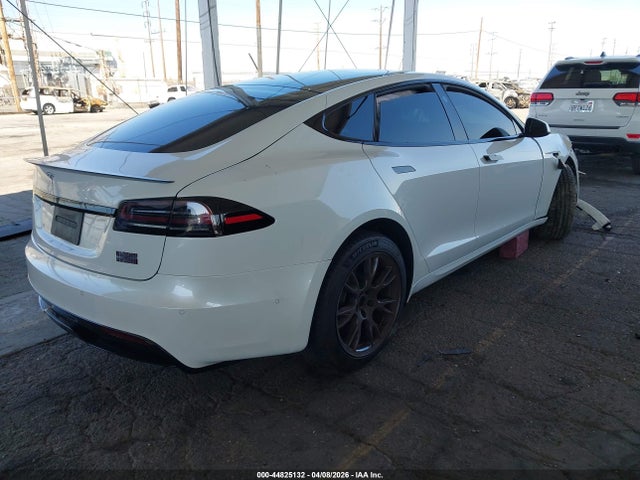2022 Tesla Model S Plaid მანქანა იყიდება აუქციონზე, vin: 5YJSA1E6XNF488990, აუქციონის ნომერი: 44825132